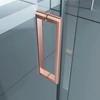 Milano Duo Rose Gold zuhanykabin 100x100, 195cm, 8mm