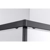 Motril || Black zuhanykabin 100x100, 190cm, 6mm, NANO