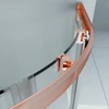 Murcia Rose Gold íves zuhanykabin 80x80, 190cm, 6mm NANO