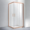 Motril || Rose Gold zuhanykabin 80x80 190cm, 6mm, NANO