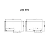 Milano Duo zuhanykabin 80x120, 195cm, 8mm