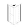 Firenze zuhanykabin Black 6mm 70 cm