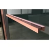 Firenze zuhanykabin Rose Gold 6mm 80 cm