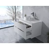 Genova || White fürdőszoba szekrény mosdóval 60 cm