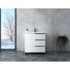 Torino White fürdőszoba szekrény mosdóval 60cm