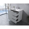 Torino White fürdőszoba szekrény mosdóval 60cm