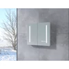 Sevilla White kétajtós, tükrös szekrény, LED világítással 60 cm