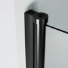Madeira Black 80 nyíló zuhanyajtó, 190cm, 6mm, NANO