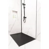 Cagliari Black 80x80x2,6 cm szögletes, SMC zuhanytálca