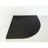 Cagliari Black 80x80x2,6 cm íves, SMC zuhanytálca