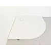 Cagliari White 80x80x2,6 cm íves, SMC zuhanytálca