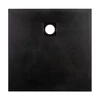 Cagliari || Black 80x80x2,6 cm szögletes, SMC zuhanytálca szifonnal