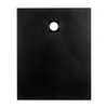 Cagliari || Black 80x100x2,6 cm szögletes, SMC zuhanytálca szifonnal