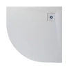 Cagliari || White 80x80x2,6 cm íves, SMC zuhanytálca szifonnal