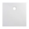 Cagliari || White 80x80x2,6 cm szögletes, SMC zuhanytálca szifonnal