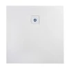 Cagliari || White 80x80x2,6 cm szögletes, SMC zuhanytálca szifonnal
