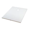 Cagliari White 80x120x2,6 cm szögletes, SMC zuhanytálca szifonnal