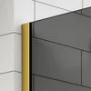 Walk-in Gold zuhanyfal, füstüveggel 80, 200cm, 8mm