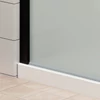 Walk-in || Black zuhanyfal, savmart, matt üveggel 50, 200cm, 8mm, NANO