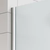 Walk-in || Chrome zuhanyfal, savmart, matt üveggel 50, 200cm, 8mm, NANO