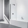 Evora || Black 6mm, 80x140 cm kádparaván