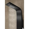 Alegre BLACK zuhanypanel, rozsdamentes acél