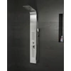 Alegre Silver zuhanypanel, rozsdamentes acél