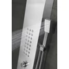 Verona || Silver termosztátos zuhanypanel, rozsdamentes acél, LED