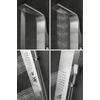 Alegre Silver zuhanypanel, rozsdamentes acél
