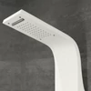 Alegre WHITE zuhanypanel, rozsdamentes acél