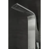Bologna Silver zuhanypanel, rozsdamentes acél