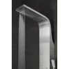 Bologna Silver zuhanypanel, rozsdamentes acél