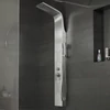 Bologna Silver zuhanypanel, rozsdamentes acél