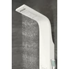 Bologna WHITE zuhanypanel, rozsdamentes acél