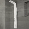 Bologna WHITE zuhanypanel, rozsdamentes acél