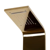GOLD zuhanypanel, rozsdamentes acél