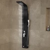 Merin BLACK zuhanypanel, rozsdamentes acél