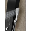 Merin BLACK zuhanypanel, rozsdamentes acél