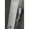 Merin Silver zuhanypanel, rozsdamentes acél