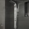 Merin Silver zuhanypanel, rozsdamentes acél