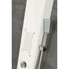 Merin WHITE zuhanypanel, rozsdamentes acél
