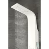 Merin WHITE zuhanypanel, rozsdamentes acél
