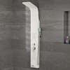 Merin WHITE zuhanypanel, rozsdamentes acél