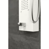 Merin WHITE zuhanypanel, rozsdamentes acél