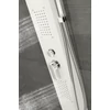 Merin WHITE zuhanypanel, rozsdamentes acél