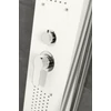 Merin WHITE zuhanypanel, rozsdamentes acél