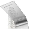Verona Silver termosztátos zuhanypanel, rozsdamentes acél, LED