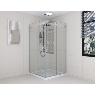 Belver || Duo zuhanykabin 90x90, 195cm, 6mm, NANO, két ajtós modell
