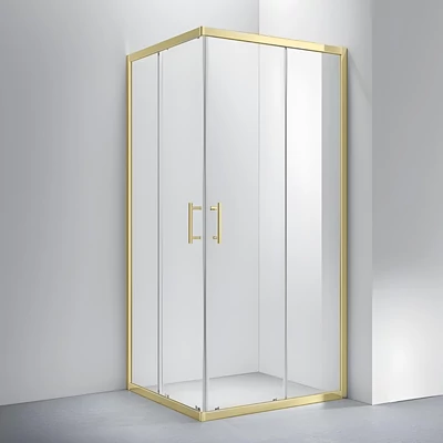 Motril || Gold zuhanykabin 80x80 190cm, 6mm, NANO