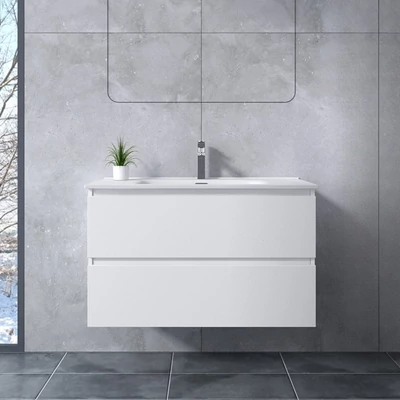 Catania || White fürdőszoba szekrény mosdóval 60cm
